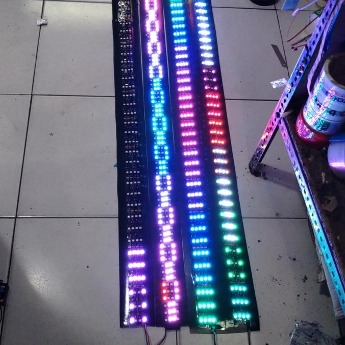 lampu led strobo kaca rgb 120cm 12volt/24volt