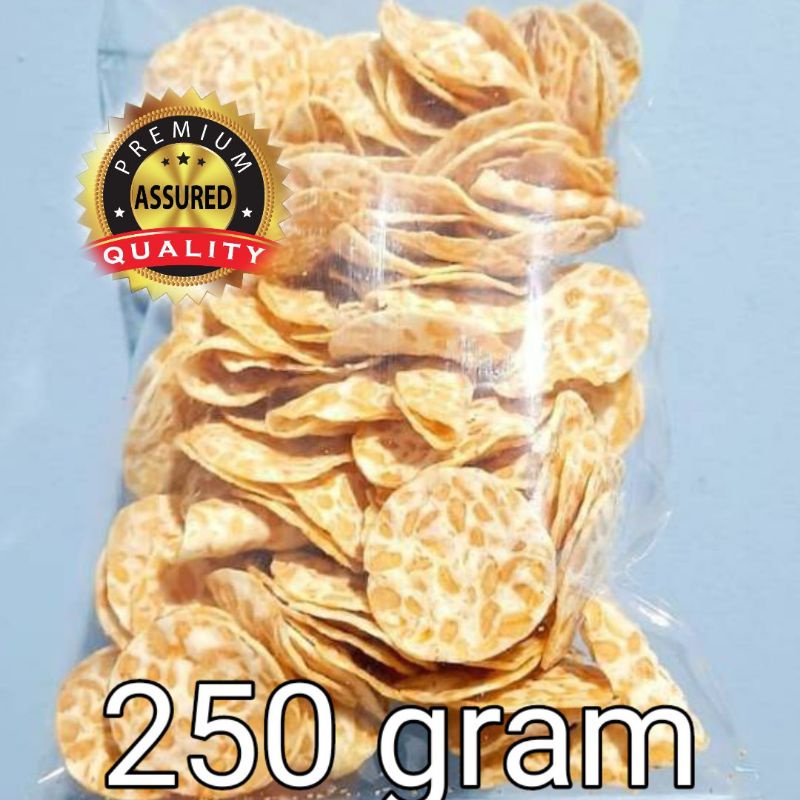 

keripik tempe sagu crispy asli Cilacap 250 gram