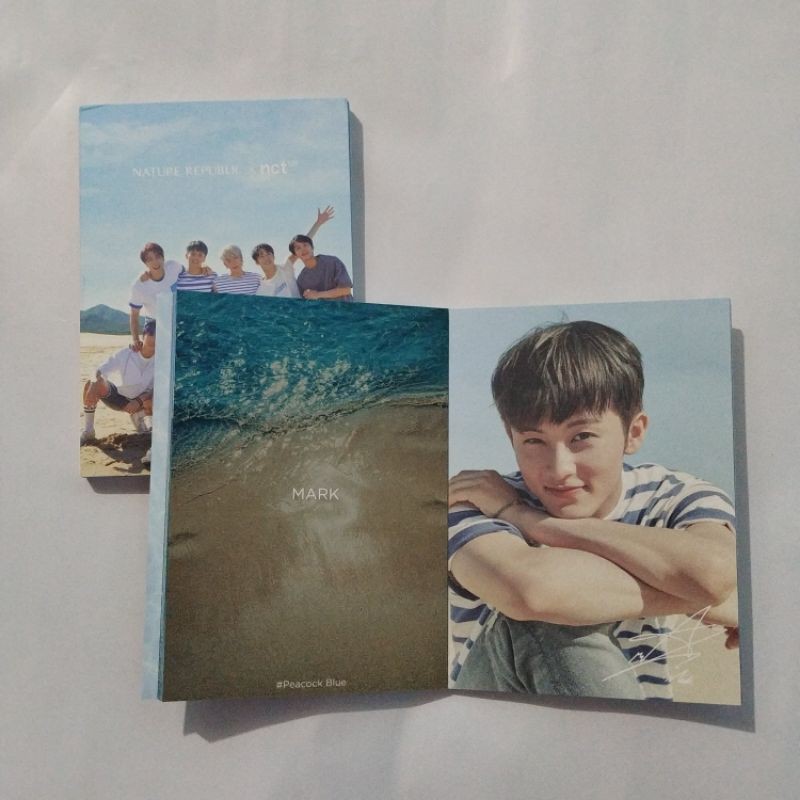 [PAIRING] NCT 127 X NATURE REPUBLIC Photobook Postcard "The Blue In Us" Ver