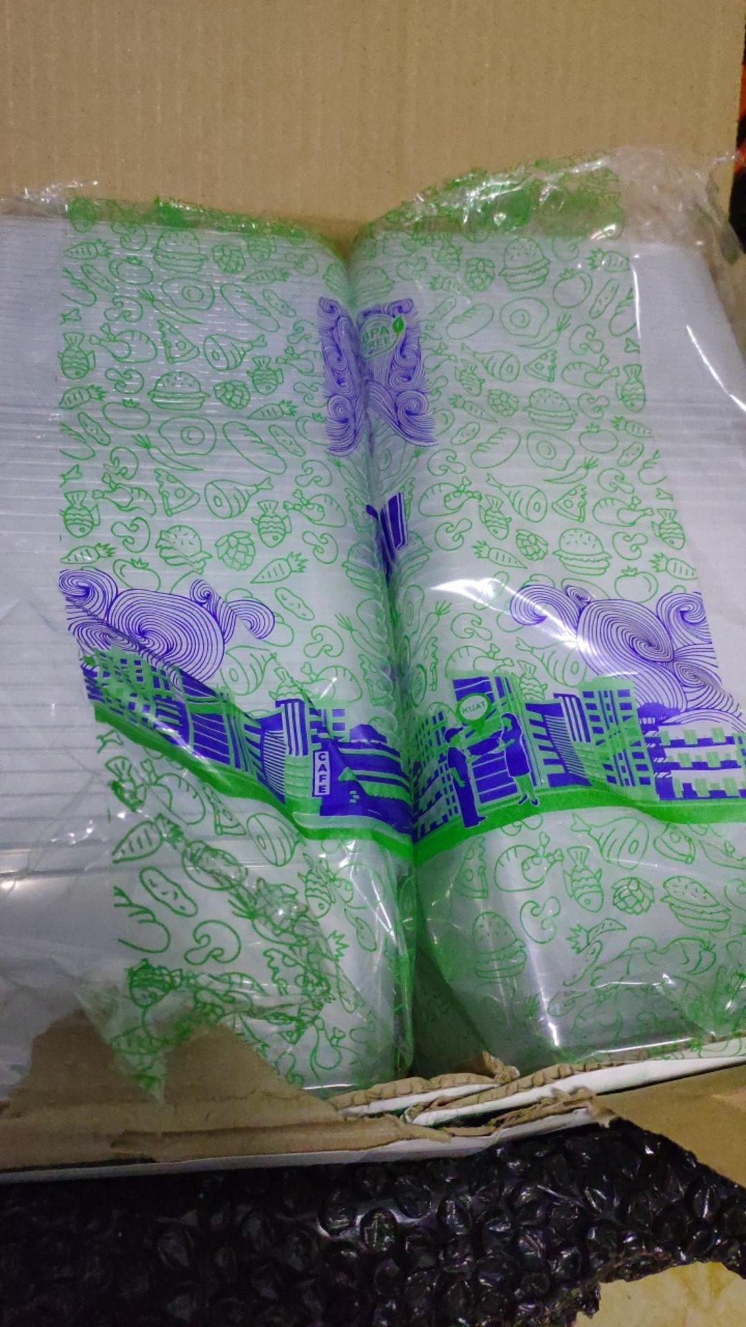 Mangkok Plastik 50pcs Uk 7 Besar L Disposable Murah M7 Mangkuk Sekali Pakai