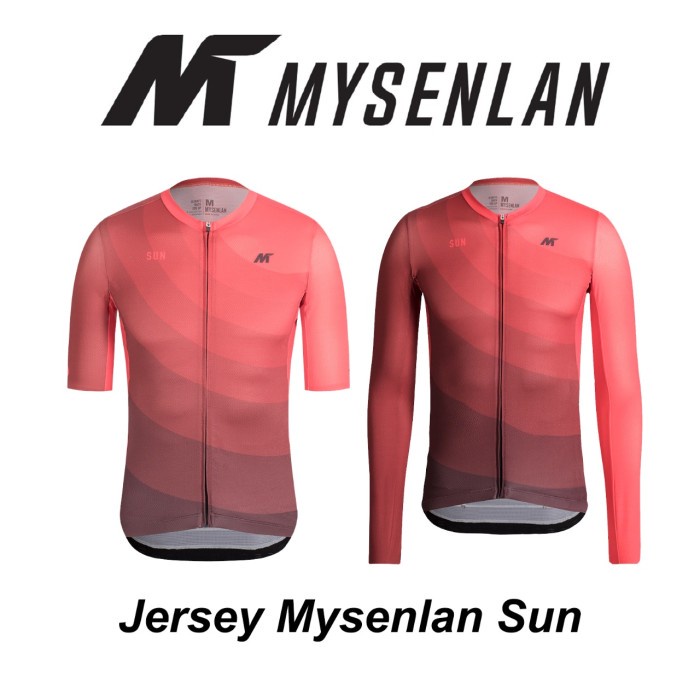 Jersey Men Mysenlan SUN MCQSS001A Red Short & Long Sleeve