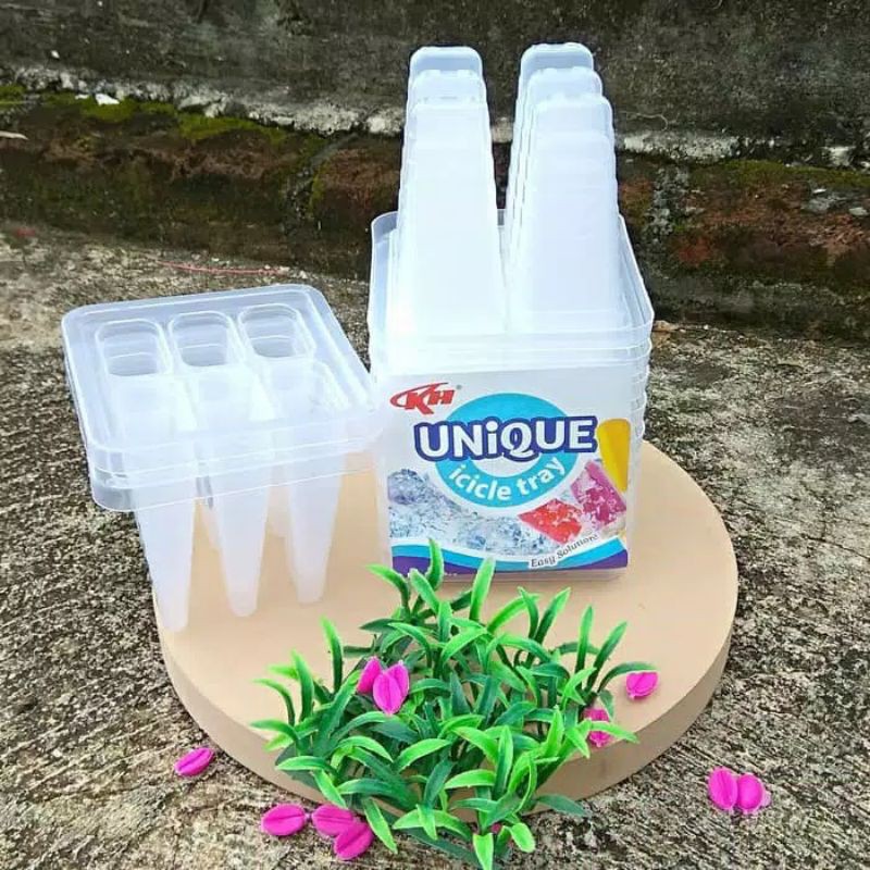 CETAKAN JELLY UNIQUE PLASTIK 6 SEKAT