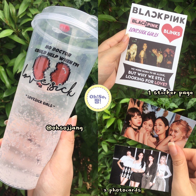 BLACKPINK REUSABLE CUP LOVESICK GIRLS