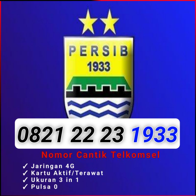 Nomor cantik Telkomsel TAHUN LAHIR PERSIB BANDUNG