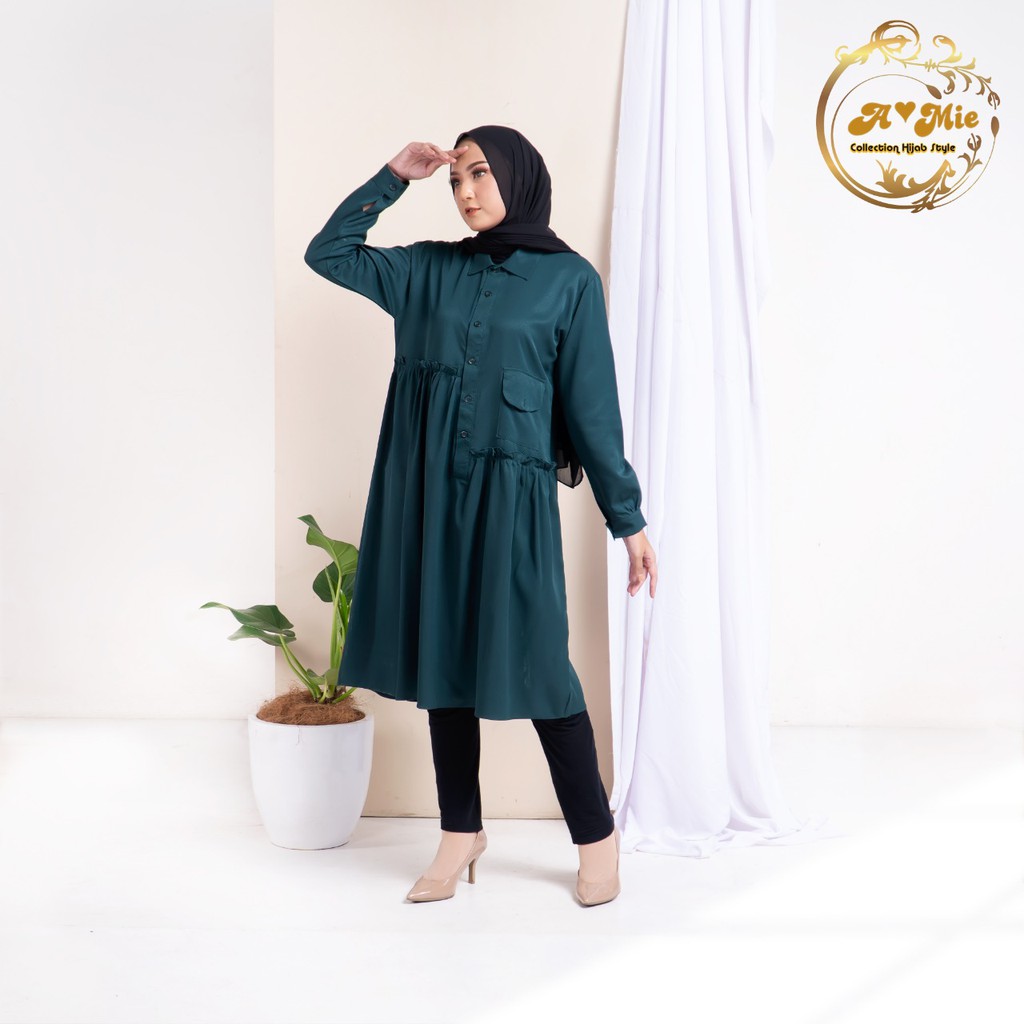 Alfiana Tunik Amie 1 | Fashion Muslim Atasan Tunic OOTD ...