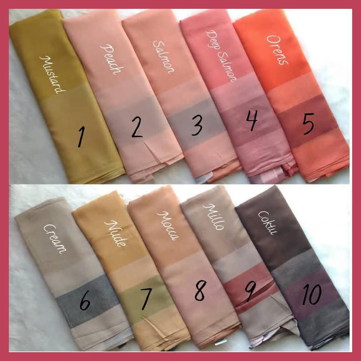 HIJAB JILBAB KERUDUNG SEGIEMPAT UMAMA NOOR SYAR'I (JUMBO) UK 140X140