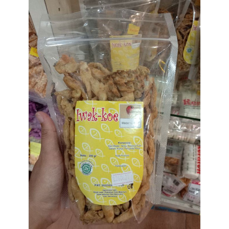 

Wader Goreng Iwak Koe 200 gr Oleh Oleh Khas Ambarawa