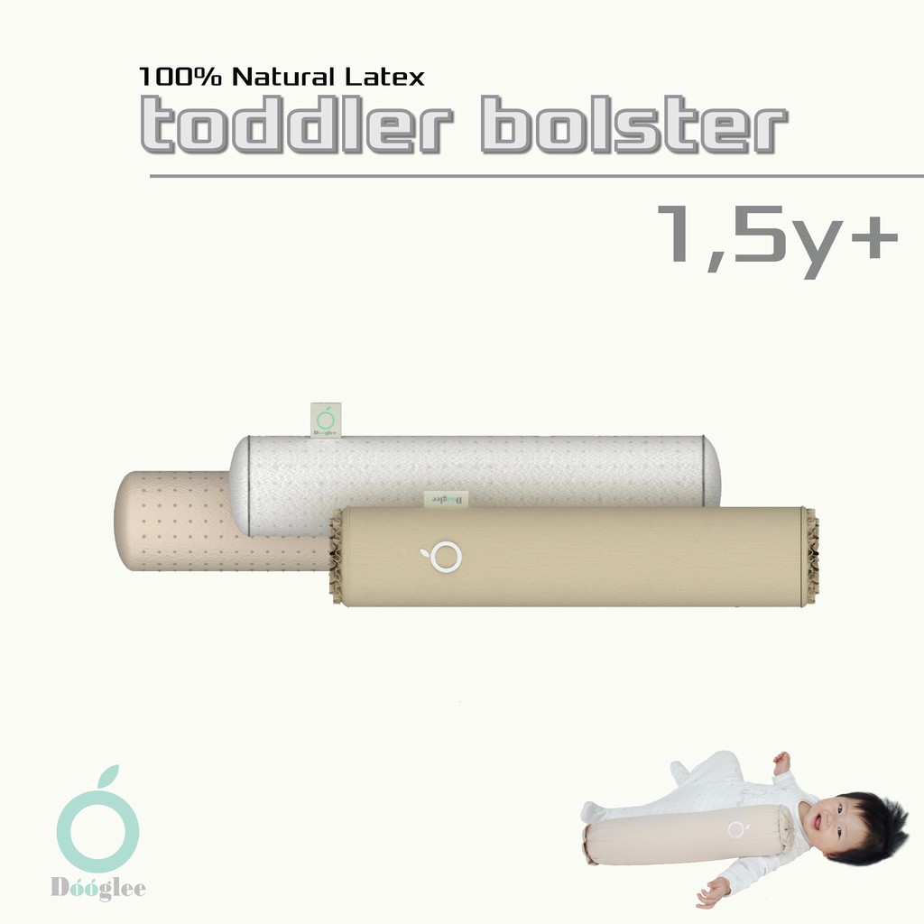 Dooglee Toddler Bolster Guling Bayi Natural Latex TODDLER BOLSTER