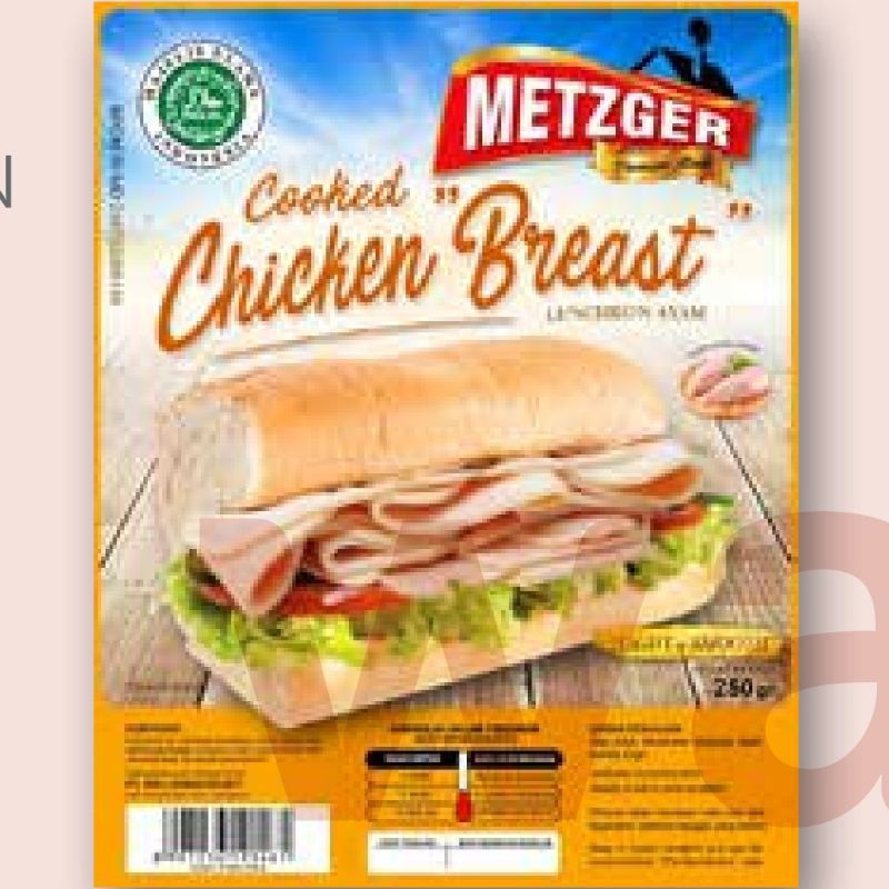 

Cooked Chicken Breast Slice Metzger HALAL