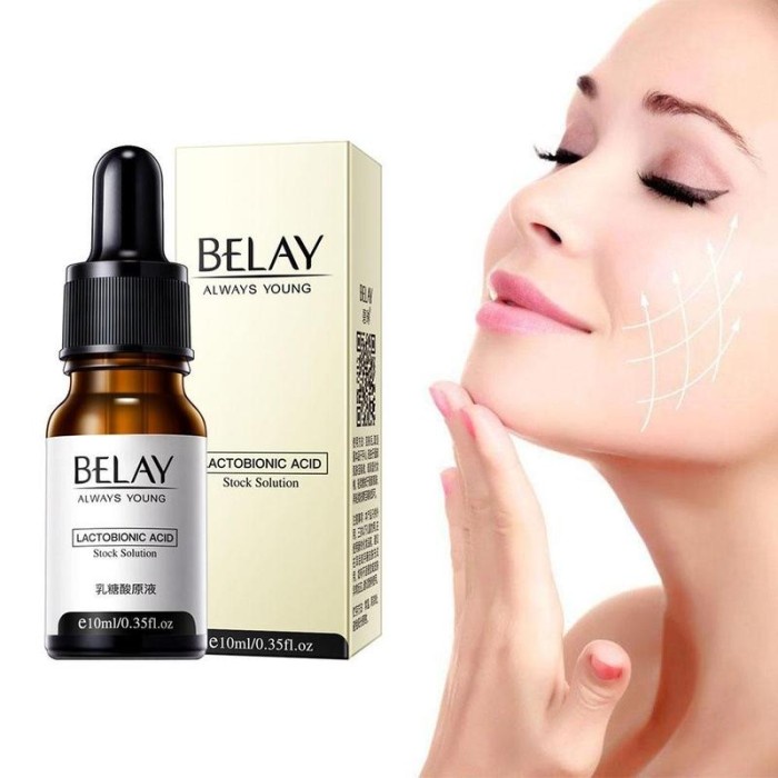 Belay Serum Wajah Lactobionic Acid / Serum Anti Aging / Keriput / Anti Penuaan Dini