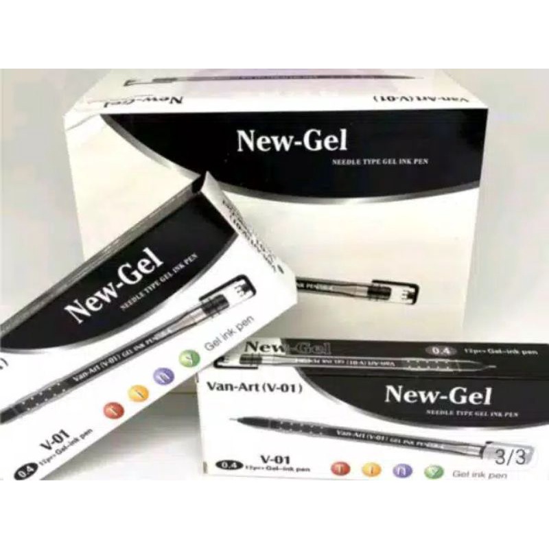 

1 lusin ( 12 PCS ) New Gel Pulpen Zuixua Gel Pen Zuixua /Van-Art/SAFARI BRANd