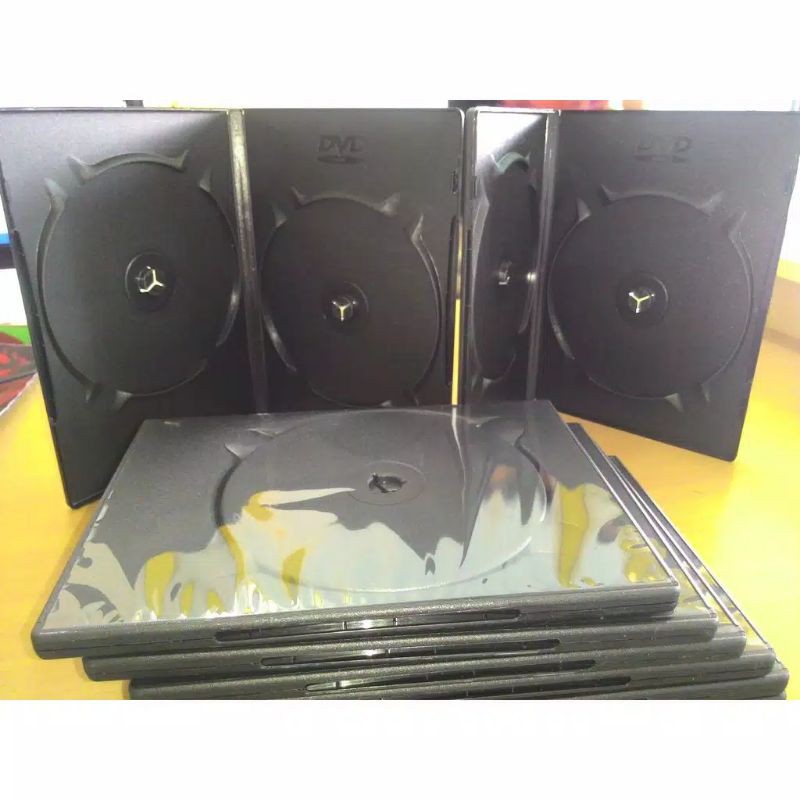 case casing cd dvd 6mm gt pro double slide 2 sisi hitam