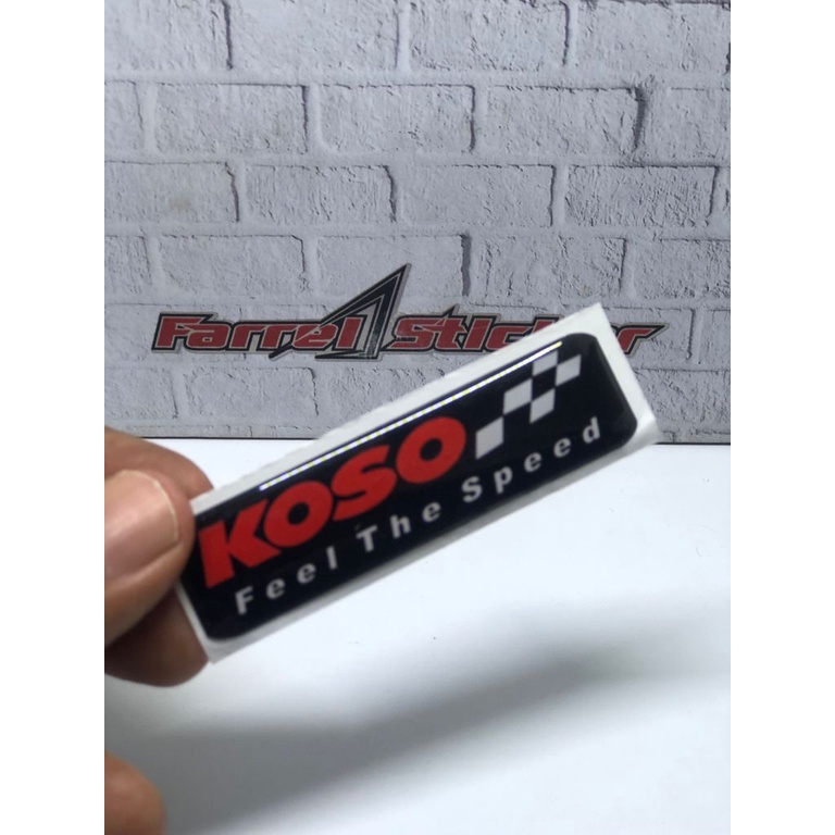 stiker filter CVT Sticker k&amp;n KOSO timbul