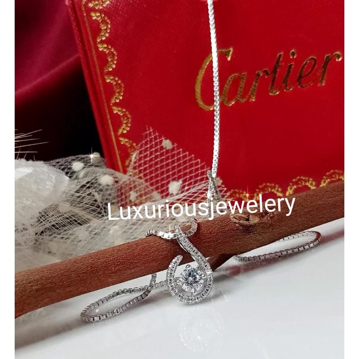 Luxuriousjewelery- Kalung Replika Berlian Eropa