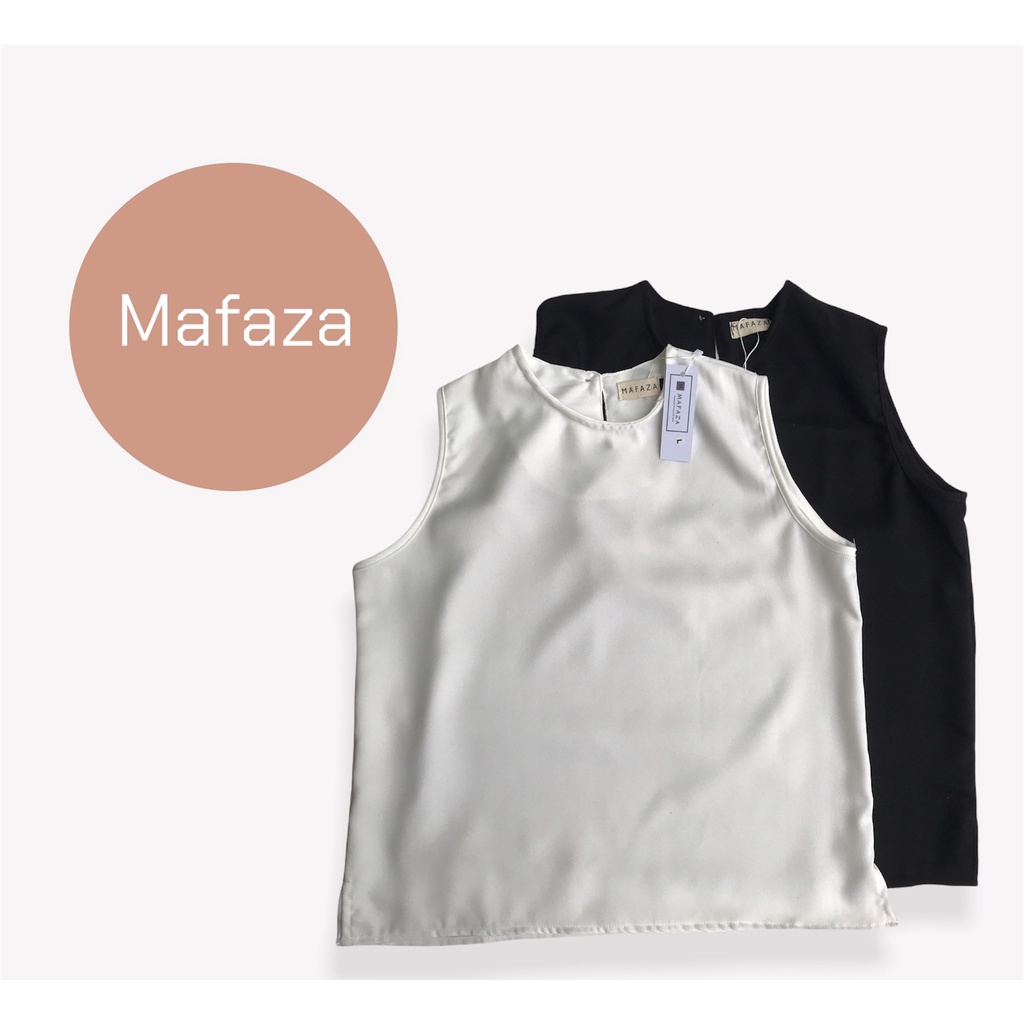 Blazer Wanita Inner Jumbo Tanpa Lengan Inner Basic Tanpa Lengan Dalaman Terbaru Size L XL dan XXL Bl