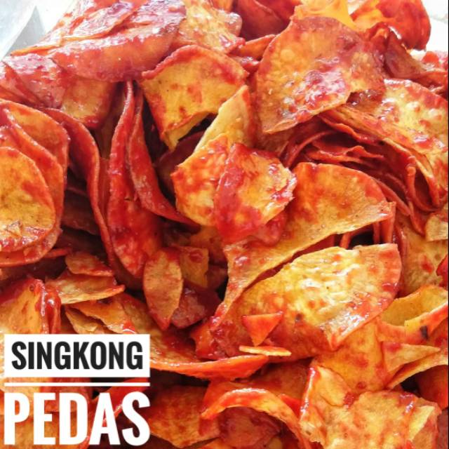 

SINGKONG PEDAS/SINGKONG SAMBEL 250 GRAM/JAJANAN MURAH/CAMILAN MURAH