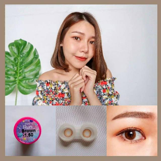 

Softlens Mini Run Brown Kitty Kawaii