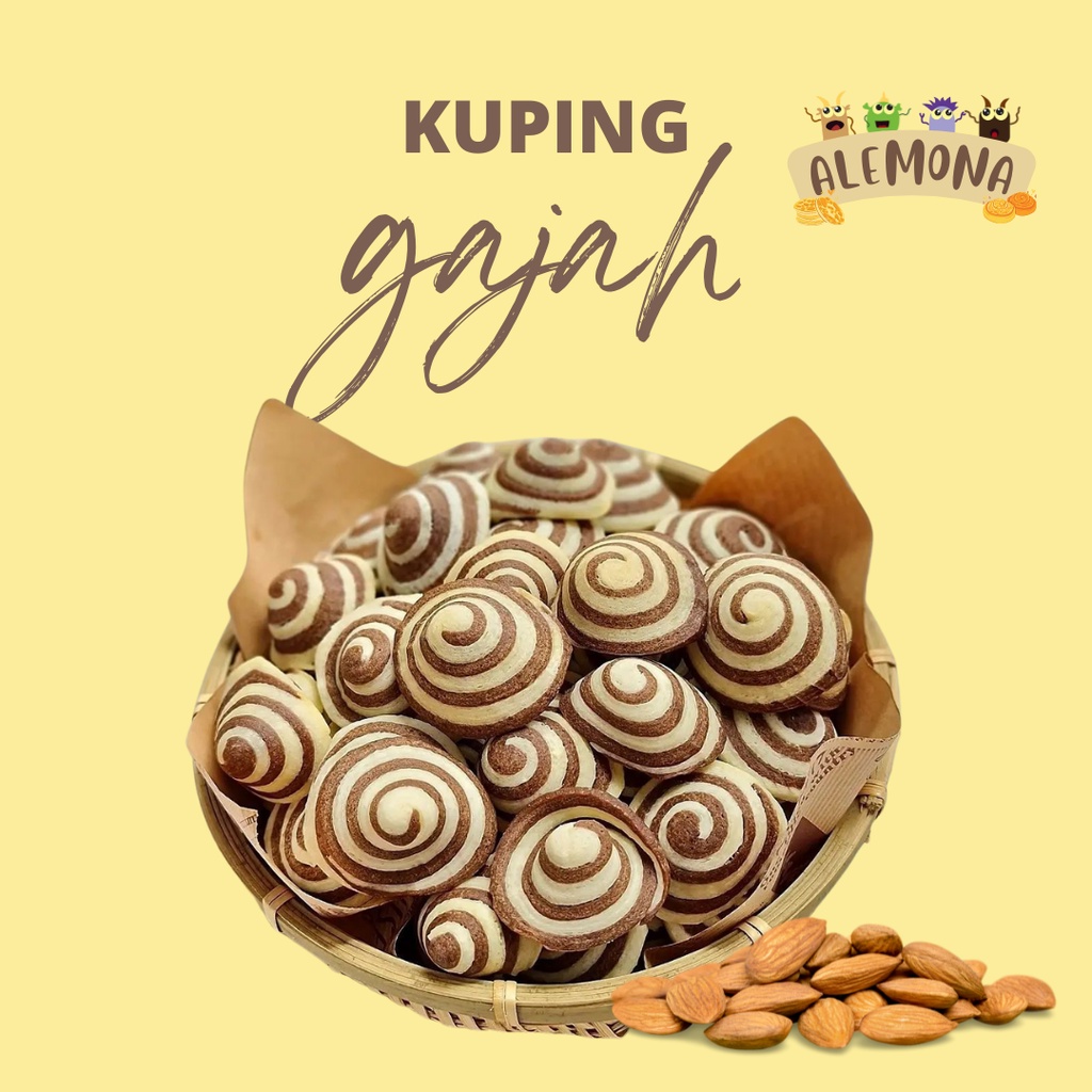 Jual Terlaris Kue Kuping Gajah Makanan Ringab Kuping Gajah Cokelat