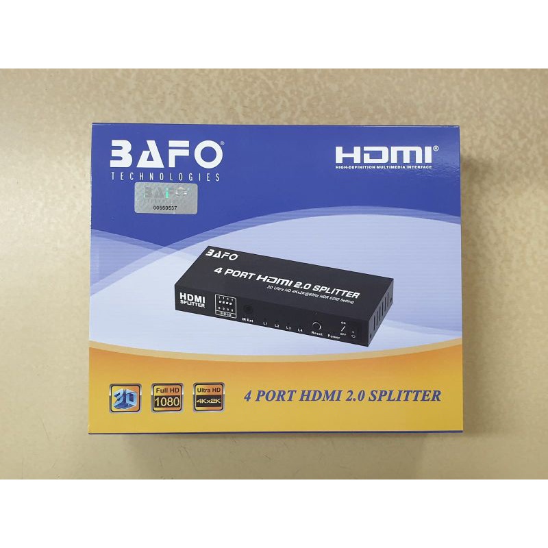 Bafo Hdmi Splitter 4 Port