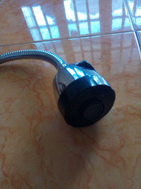 Kran Air Dapur Wastafel Restoran Leher Angsa Fleksibel Merek Cab Kepala Hitam 2 Tipe Semprot