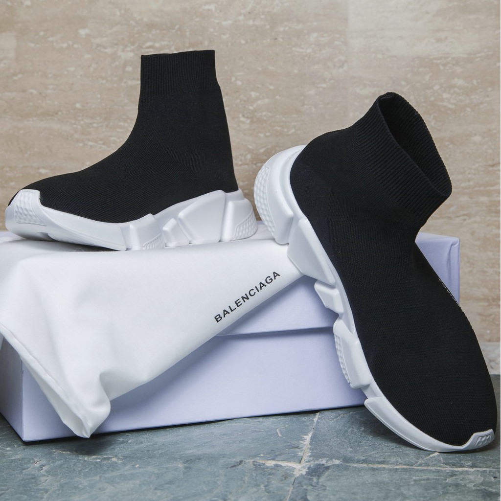 balenciaga black high top sneakers