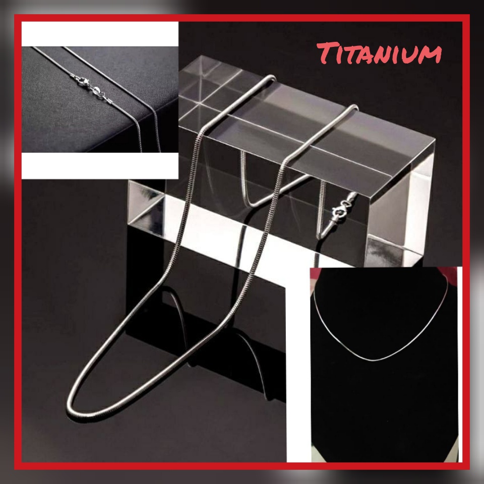 [MURAH] KALUNG TITANIUM MODEL GEPENG BELUT ORIGINAL IMPORT