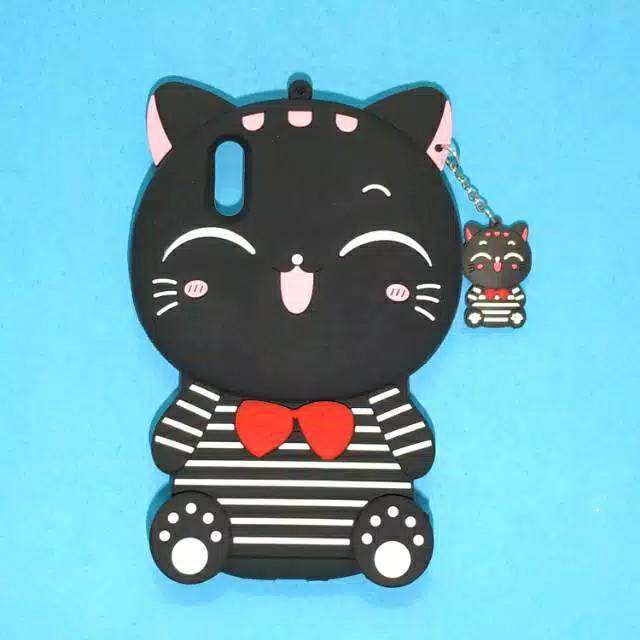 CASE SOFTCASE 4D VIVO Y91 CASING COVER VIVO Y91 MOTIF MIMI CAT