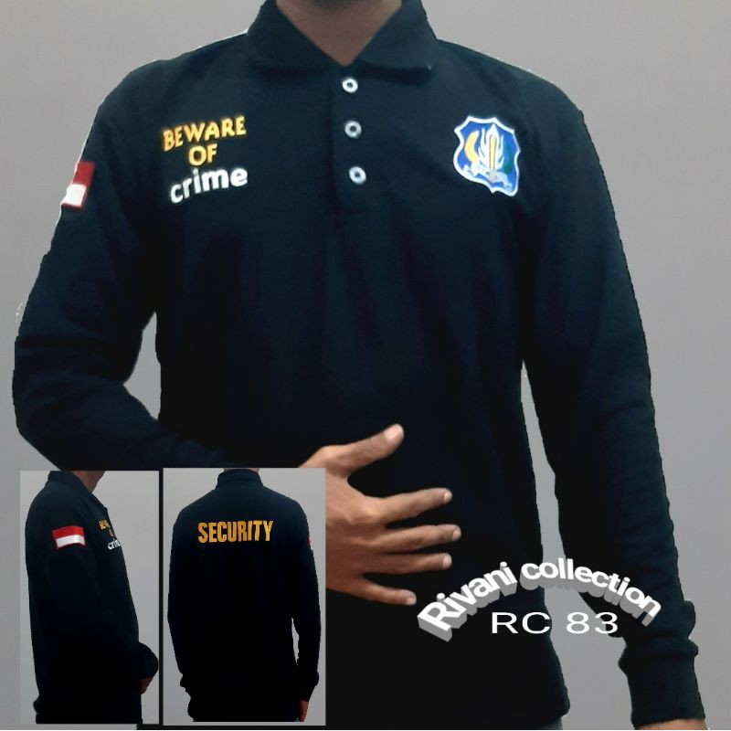 kaos security/baju security/kaos satpam/baju satpam