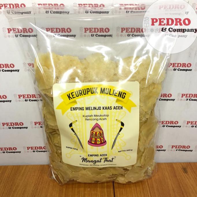 

Best Seller Keurupuk Mulieng Emping Melinjo Khas Aceh 500 Gram - Super Tipis