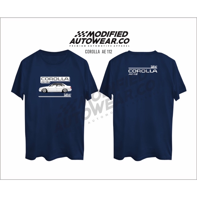 kaos corolla ae112 modified autowear kaos toyota premium kaos combed 24s tebal corolla ae112