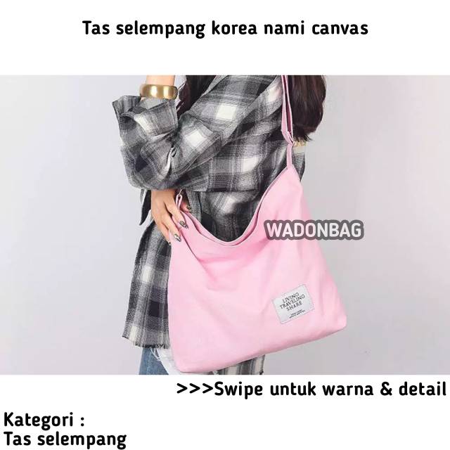 Tas Selempang Korea Nami Canvas