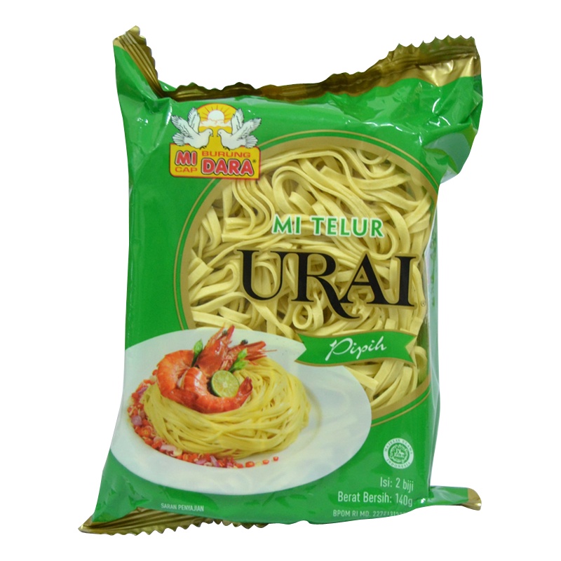 

Burung Dara Mie Urai Pipih 140Gr