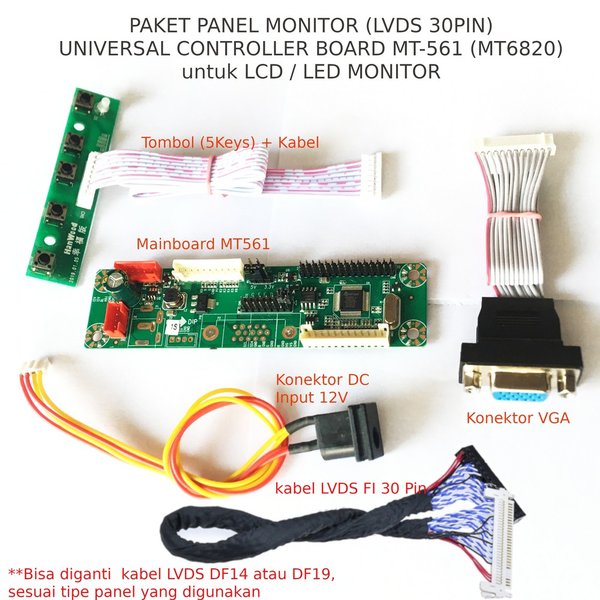 Universal Controller Board Mainboard LCD LED Monitor