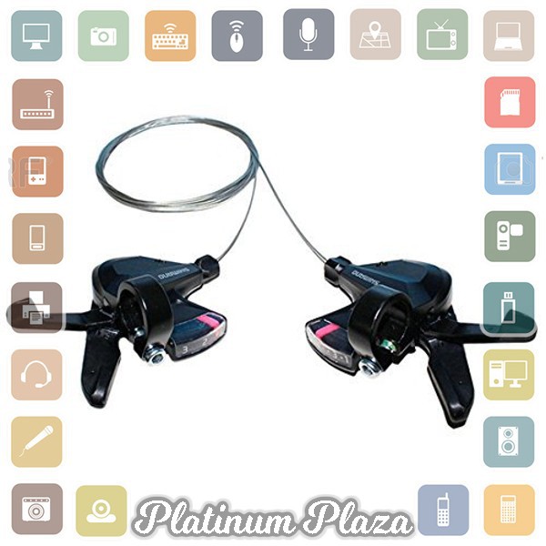 Shimona Altus Speed Shifter Trigger Sepeda 8 Speed 2 PCS - SL-M310 - Black`PKDSCT-