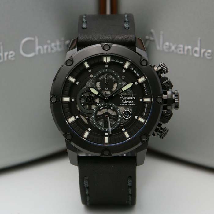ORIGINAL Jam Tangan Pria Alexandre Christie AC 6564 / ac6564 / 6564 Garansi Resmi 1 Tahun