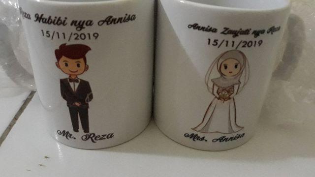 Kado - Hadiah - Pajangan - Couple - Hadiah Couple - Mug Couple - Custom - Mug