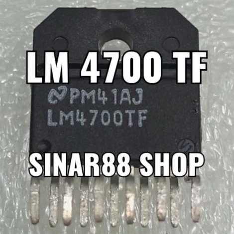 IC GAINCLONE LM4700TF LM 4700TF 4700 TF 30W ORIGINAL ASLI