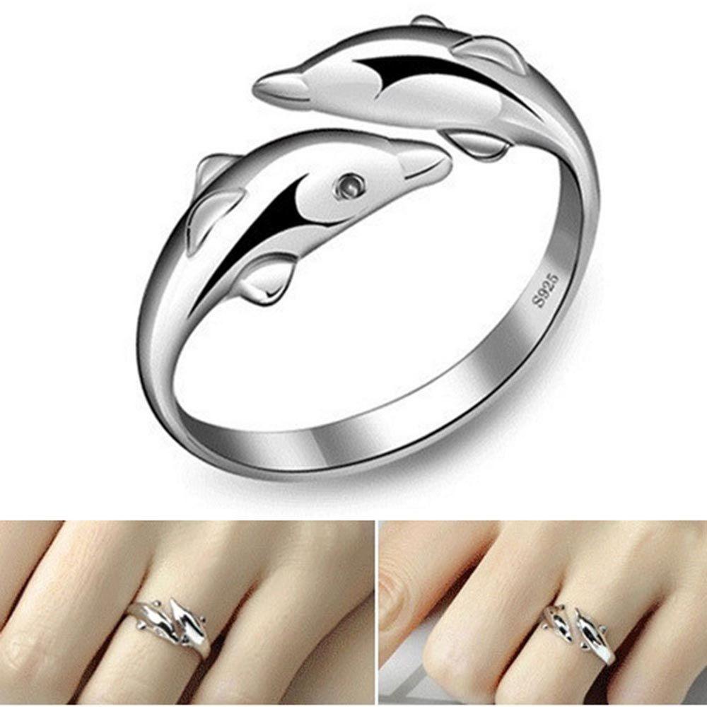 Needway Cincin Fashion Perak Dolphin Adjustable