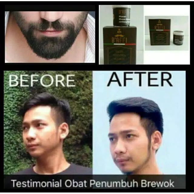 CREAM PENUMBUH RAMBUT BREWOK KUMIS JENGGOT BULU TANGAN KAKI MATA ALIS ORIGINAL BAFFI