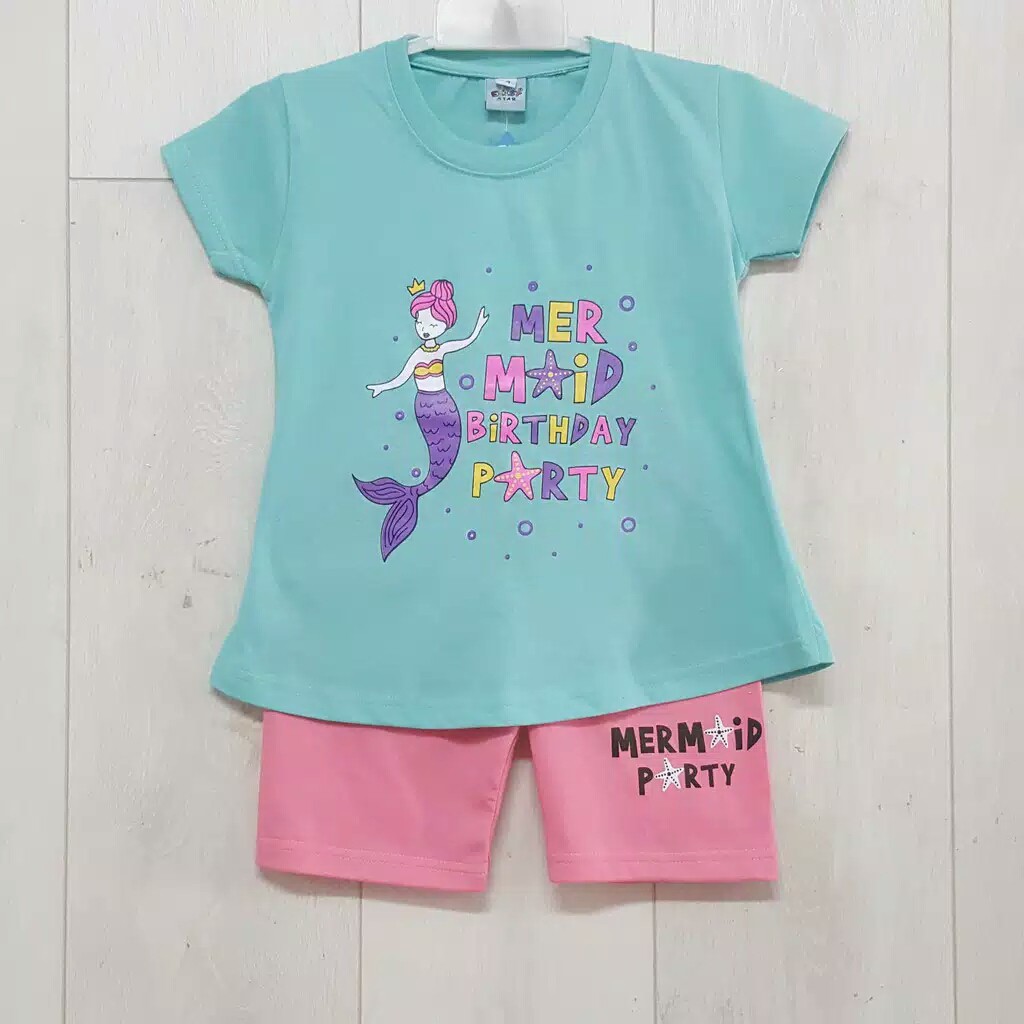 SETELAN ANAK EXIST STAR 4 - 6 TAHUN BAHAN KATUN COMBED 24S