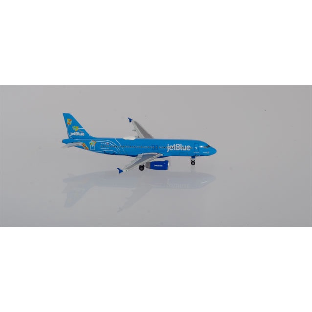 Herpa Jetblue Airbus A320-N779JB Bluricua Diecast