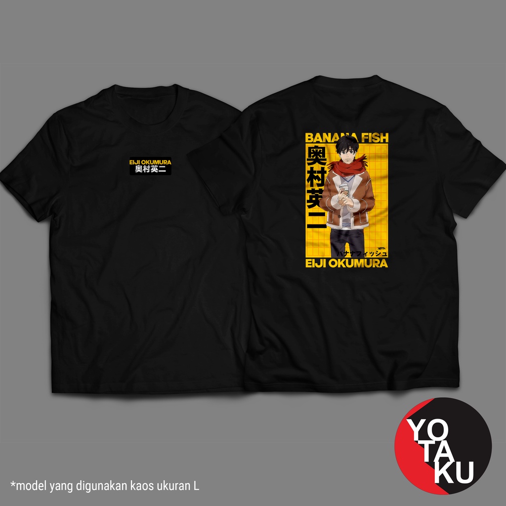 Kaos Anime Banana Fish Lengan Panjang & Pendek Eiji YOTAKUSHOP