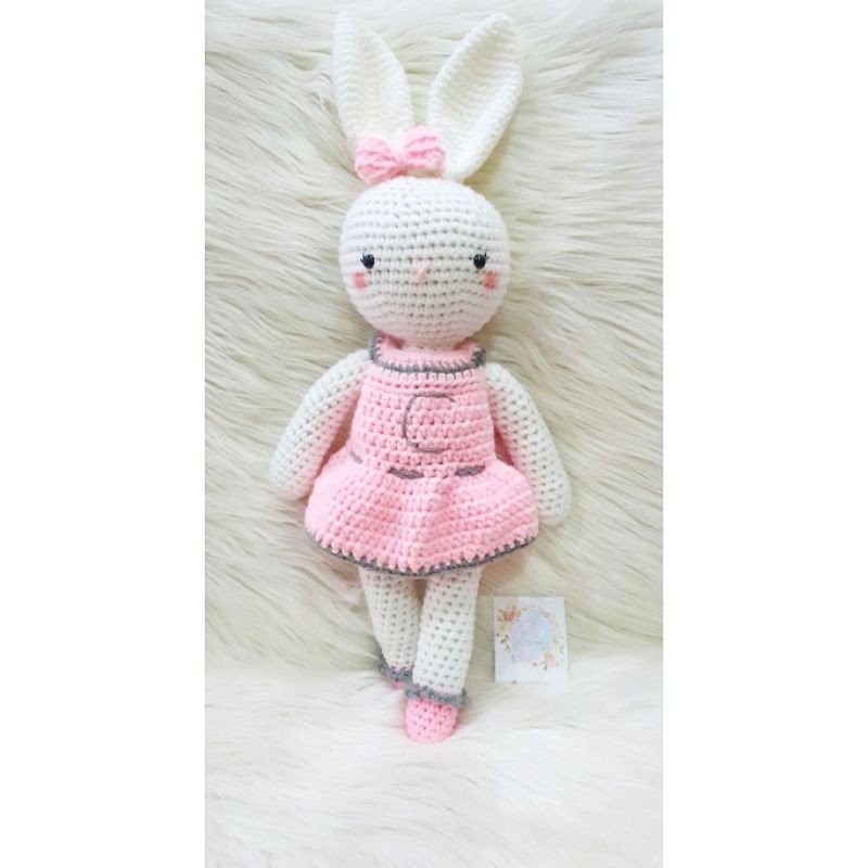 boneka rajut claire /boneka rajut bunny kelinci