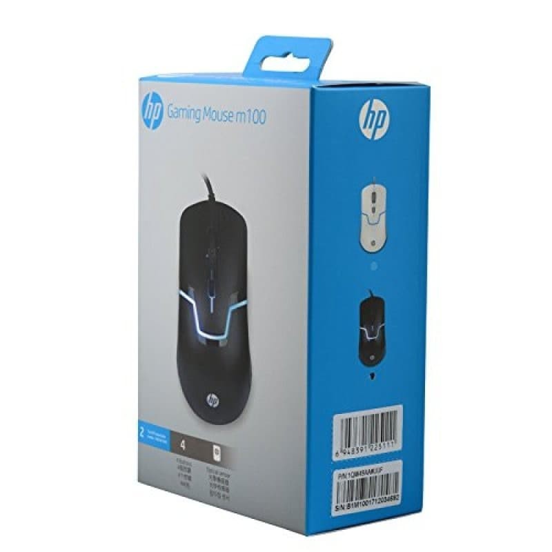 Hp M100 Mouse Gaming USB Wired RGB mouse usb HP M100