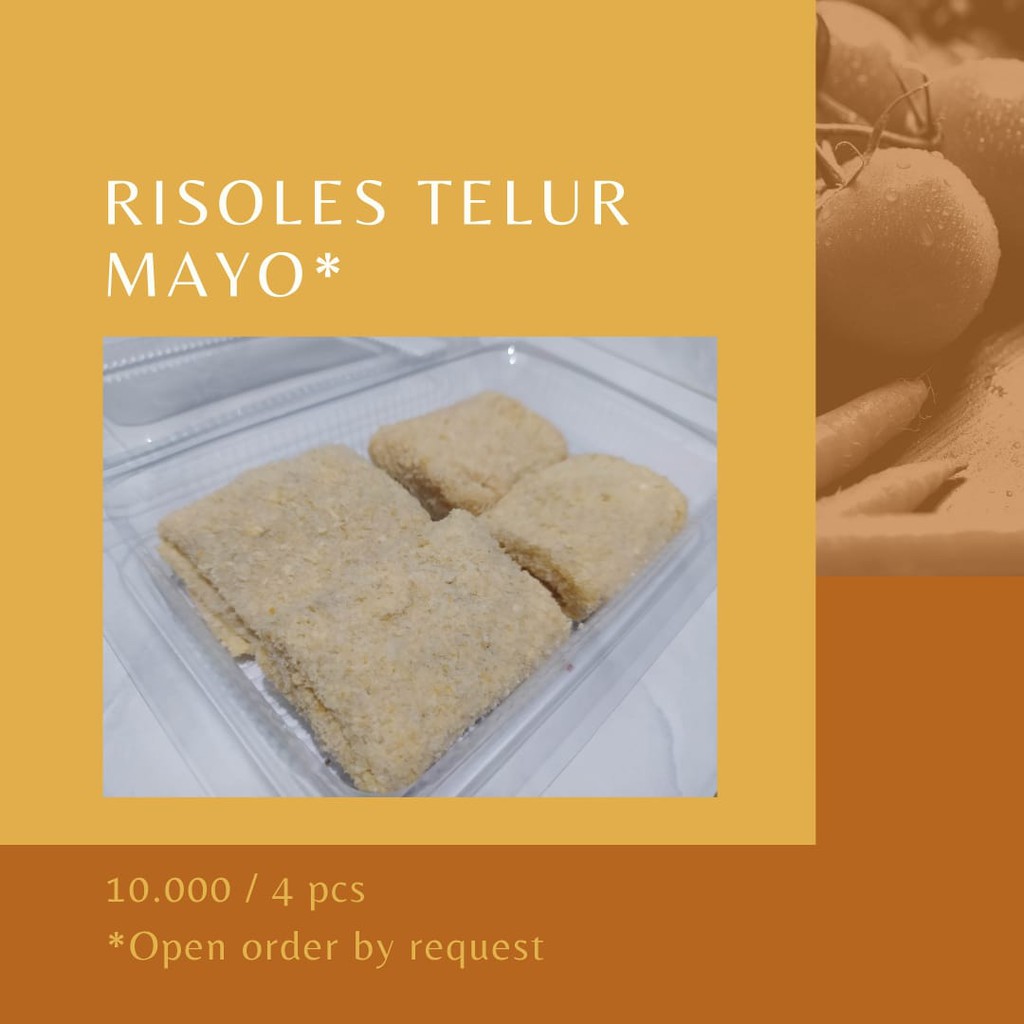 

Frozen Food/Snack Risoles Isi Telur Mayo (HOMEMADE)