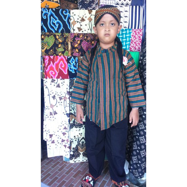 Sorjan Anak, Surjan Anak, Baju Lurik, Murah