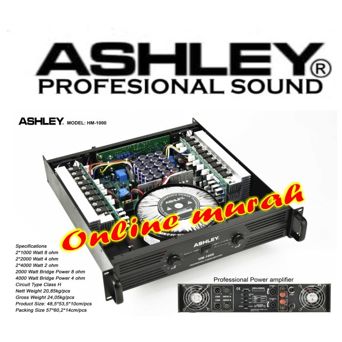 power ashley hm1000 ashley hm 1000 garansi resmi original