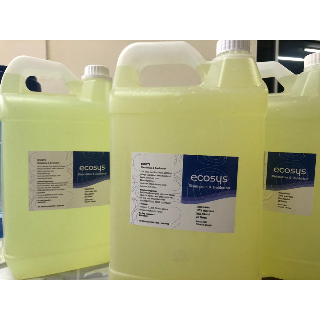 ecosys  5 liter  -Disinfectan &amp; Deodorizer-