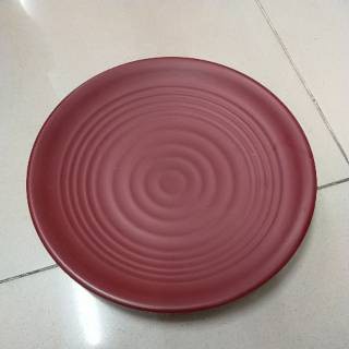 piring bulat tembikar 9 inch , 10 inch Vanda maspion piring makan / piring cafe resto ayam geprek