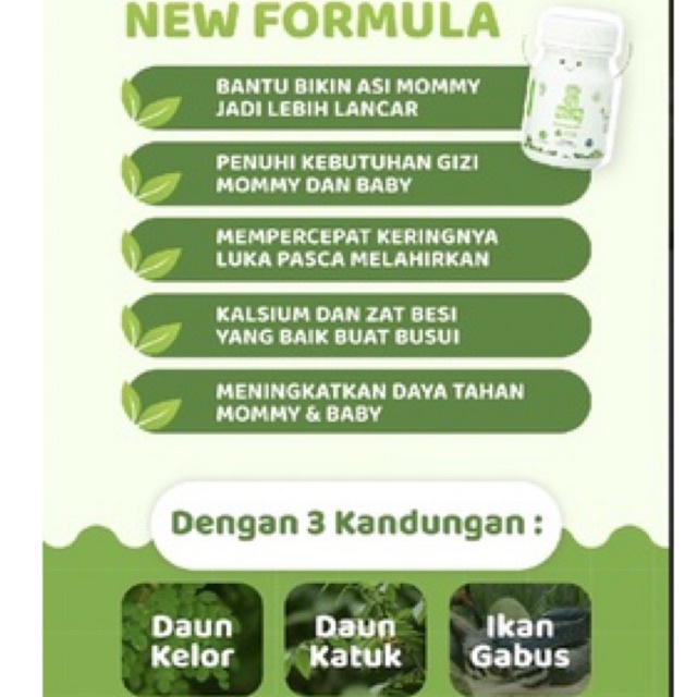 MOM UUNG ASI BOOSTER / BPOM halal HERBAL/ momuung / pelancar asi MOMUUNG SURABAYA